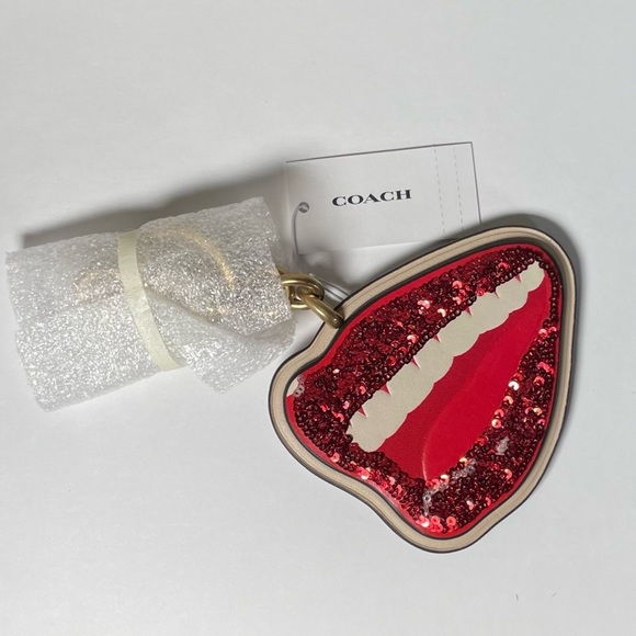 Coach Accessories - NWT Coach X Tom Wesselmann Lips Bag Charm
